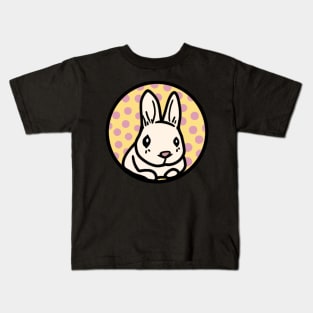 Lavender Aesthetic Cute Bunny of Fortune Bunny Rabbit Easter Kids T-Shirt